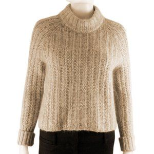 Alpaca Blend Pullover Sweater - Size XS
